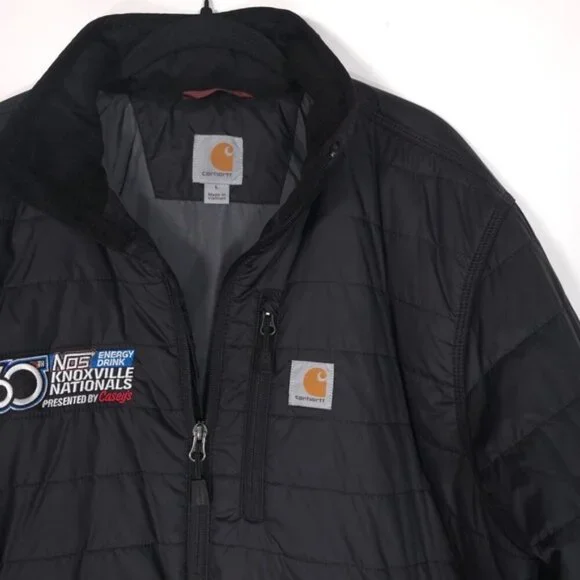Carhartt Rain Defender Jacket LARGE Knoxville Nationals‎ Embroidered 102208